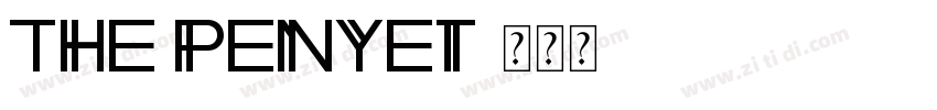 The Penyet字体转换 The Penyet字体转换